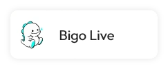 Bigo Live advertising platform logo button