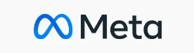 Meta logo with infinity symbol and brand name
