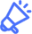 Megaphone icon representing promotions, announcements, and marketing campaigns