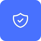 Shield with checkmark icon representing security and protection
