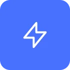Lightning bolt icon representing speed, performance, or fast action