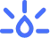 Water drop spray icon representing optimization or fine-tuning