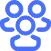 Group of users icon representing audience or community