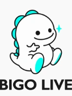 Bigo Live logo featuring the cute dinosaur mascot representing the live streaming platform